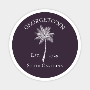 Georgetown South Carolina Est. 1898 Vintage Palmetto Magnet